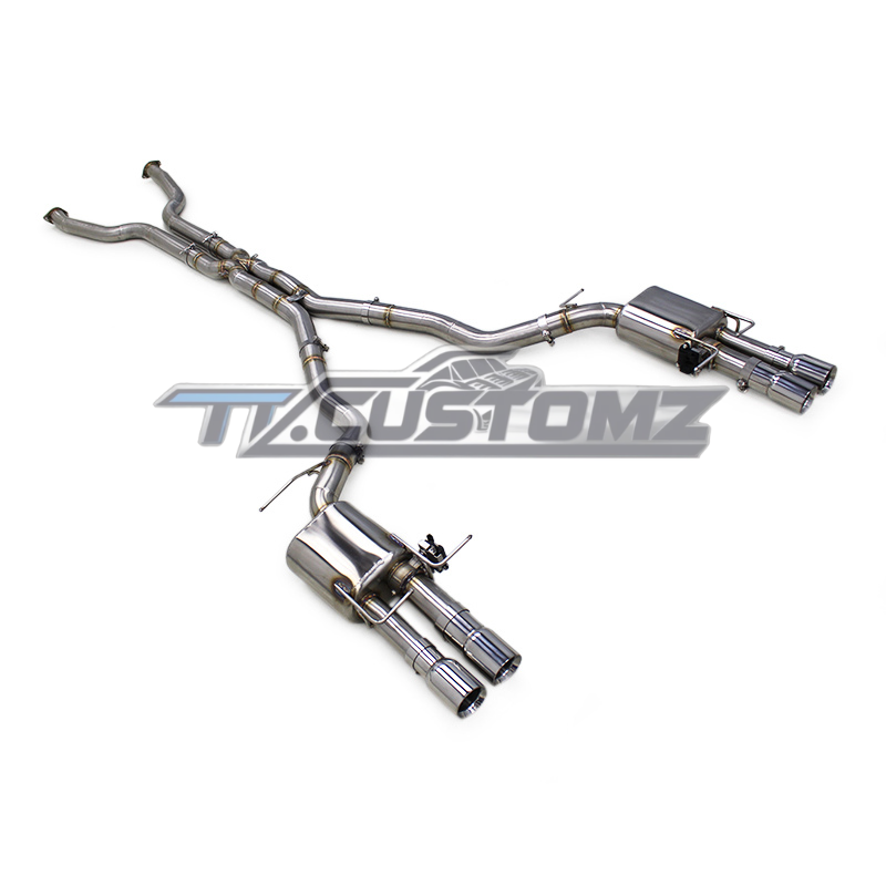 BMW M5/M6 E60 CAT-BACK EXHAUST SYSTEM (VALVETRONIC) TITANIUM / STAINLESS STEEL