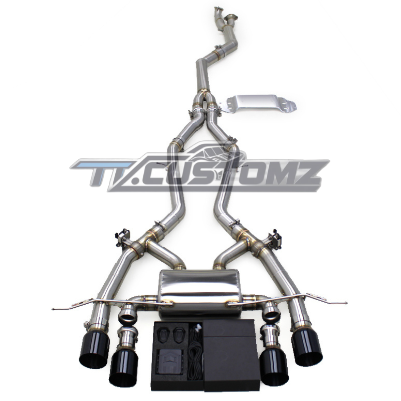 BMW M3/M4 G8X CAT-BACK EXHAUST SYSTEM (VALVETRONIC) TITANIUM / STAINLESS STEEL