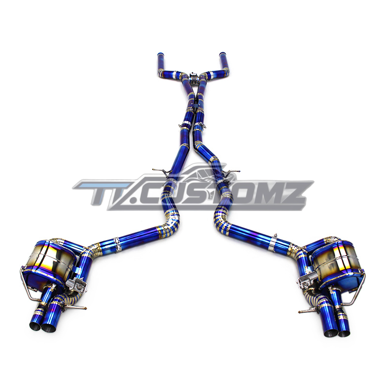 Mercedes E63/E63s (W213 - W212) CAT-BACK EXHAUST SYSTEM (VALVETRONIC) TITANIUM / STAINLESS STEEL