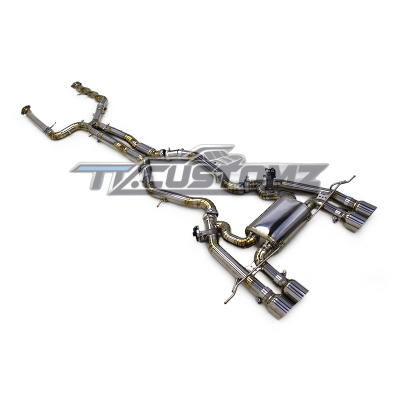 BMW M2 G87 CAT-BACK EXHAUST SYSTEM (VALVETRONIC) TITANIUM / STAINLESS STEEL