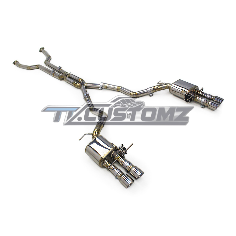 BMW M5/M6 E60 CAT-BACK EXHAUST SYSTEM (VALVETRONIC) TITANIUM / STAINLESS STEEL