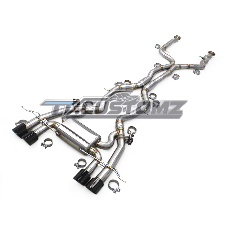 BMW M2 G87 CAT-BACK EXHAUST SYSTEM (VALVETRONIC) TITANIUM / STAINLESS STEEL
