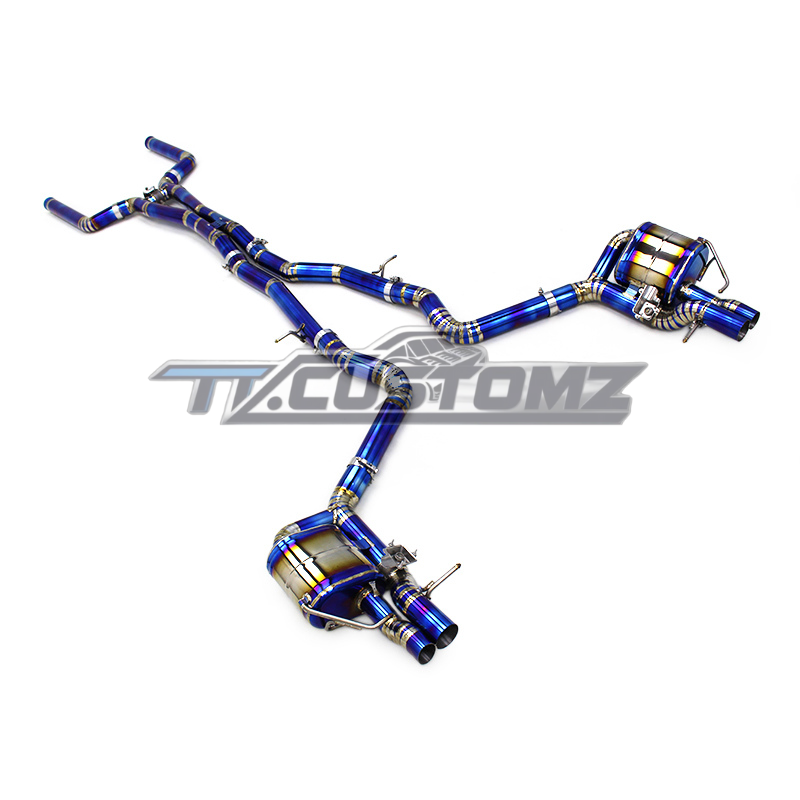 Mercedes E63/E63s (W213 - W212) CAT-BACK EXHAUST SYSTEM (VALVETRONIC) TITANIUM / STAINLESS STEEL