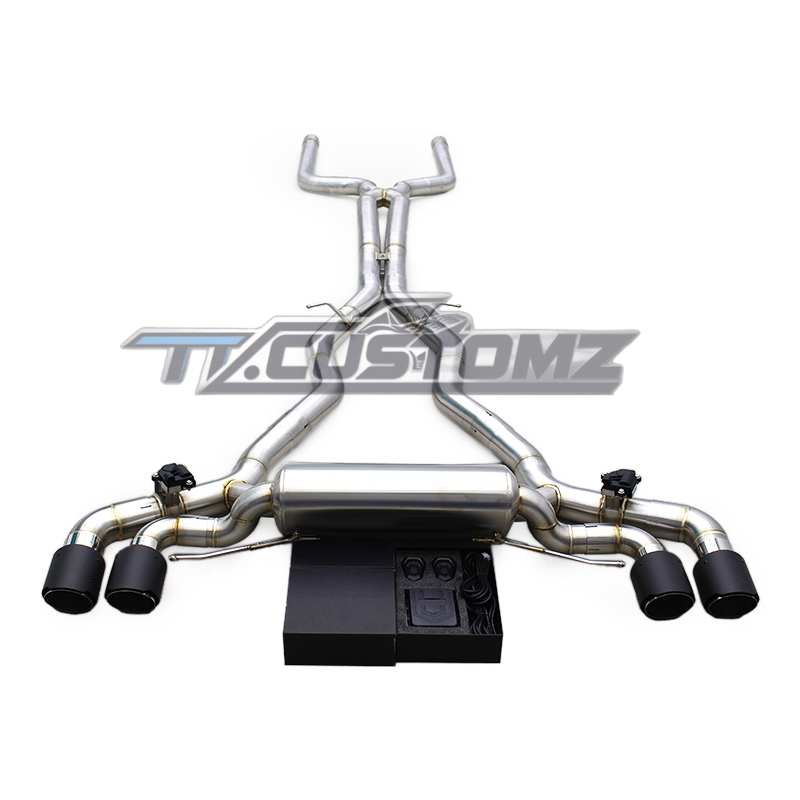 BMW M5 F90 CAT-BACK EXHAUST SYSTEM (VALVETRONIC) TITANIUM / STAINLESS STEEL