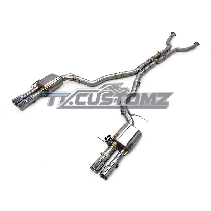 BMW M5/M6 E60 CAT-BACK EXHAUST SYSTEM (VALVETRONIC) TITANIUM / STAINLESS STEEL