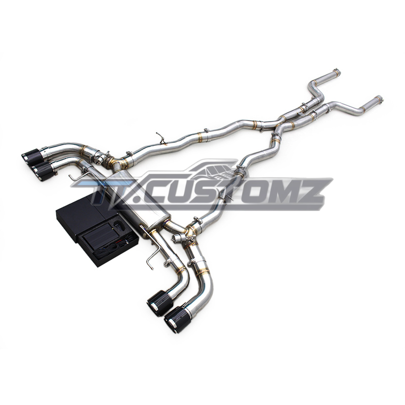 BMW M8 CAT-BACK EXHAUST SYSTEM (VALVETRONIC) TITANIUM / STAINLESS STEEL