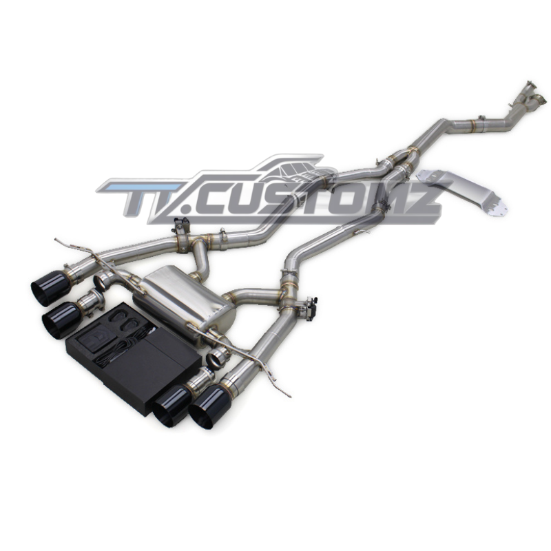 BMW M3/M4 G8X CAT-BACK EXHAUST SYSTEM (VALVETRONIC) TITANIUM / STAINLESS STEEL