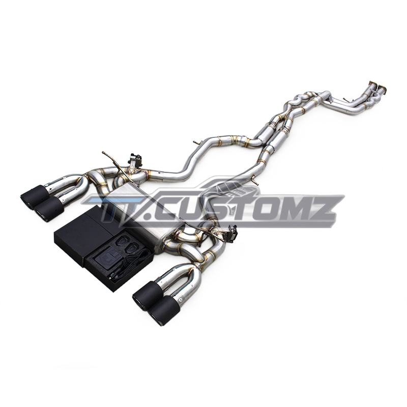 BMW M2C F87 CAT-BACK EXHAUST SYSTEM (VALVETRONIC) TITANIUM / STAINLESS STEEL