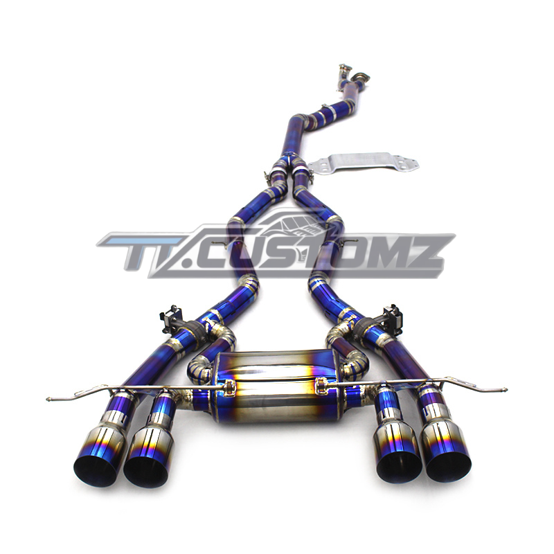 BMW M3/M4 G8X CAT-BACK EXHAUST SYSTEM (VALVETRONIC) TITANIUM / STAINLESS STEEL