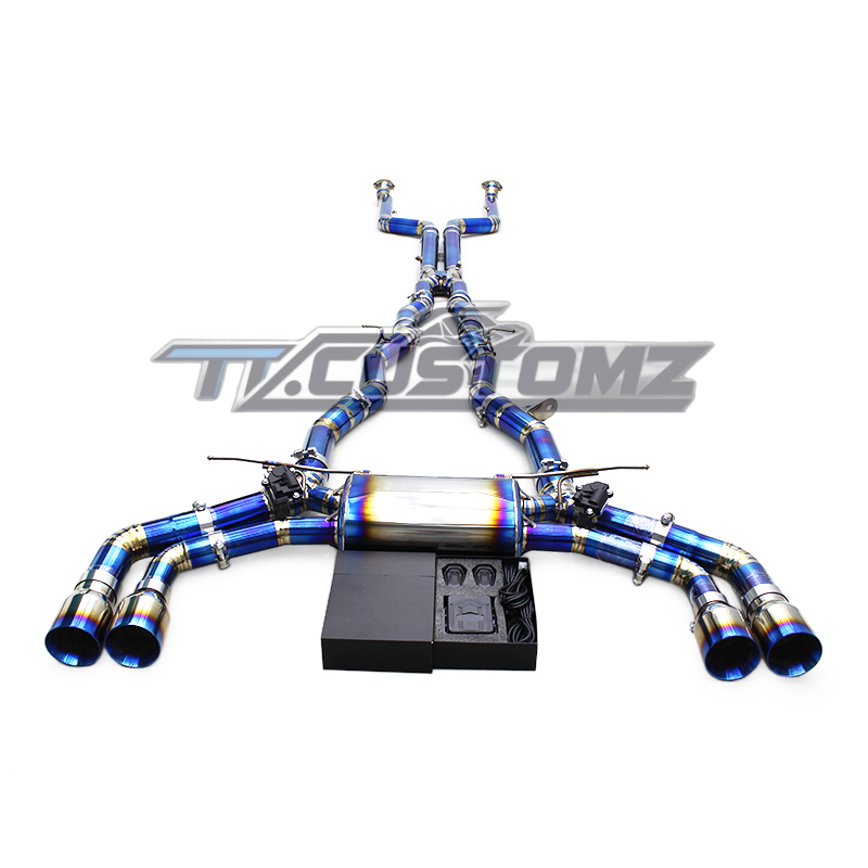 BMW M5 (G90,G99) CAT-BACK EXHAUST SYSTEM (VALVETRONIC) TITANIUM / STAINLESS STEEL
