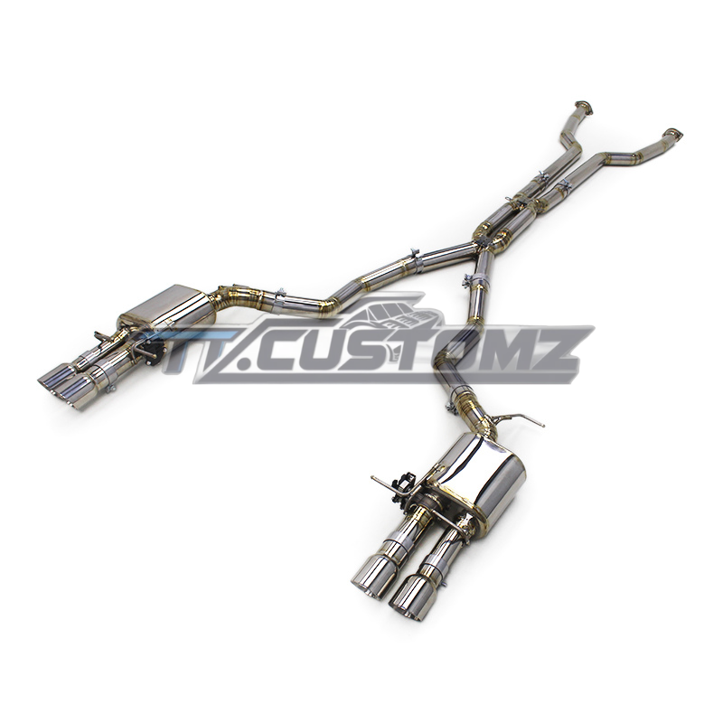 BMW M5/M6 E60 CAT-BACK EXHAUST SYSTEM (VALVETRONIC) TITANIUM / STAINLESS STEEL