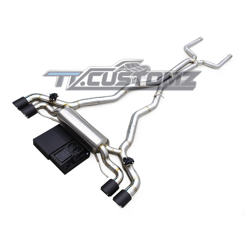 BMW M5 F90 CAT-BACK EXHAUST SYSTEM (VALVETRONIC) TITANIUM / STAINLESS STEEL