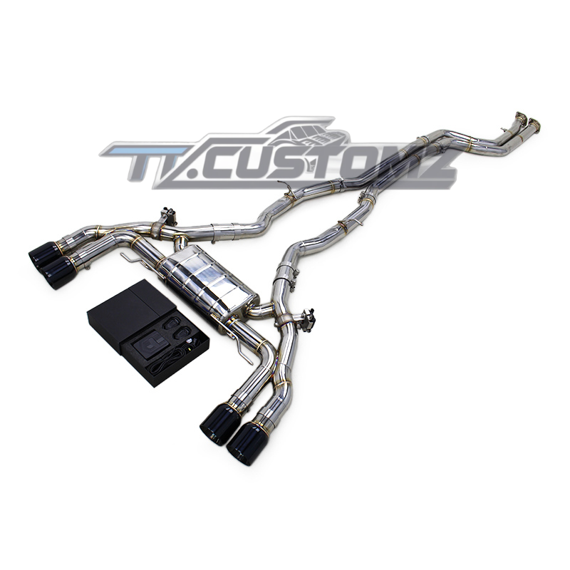 BMW X3M CAT-BACK EXHAUST SYSTEM (VALVETRONIC) TITANIUM / STAINLESS STEEL