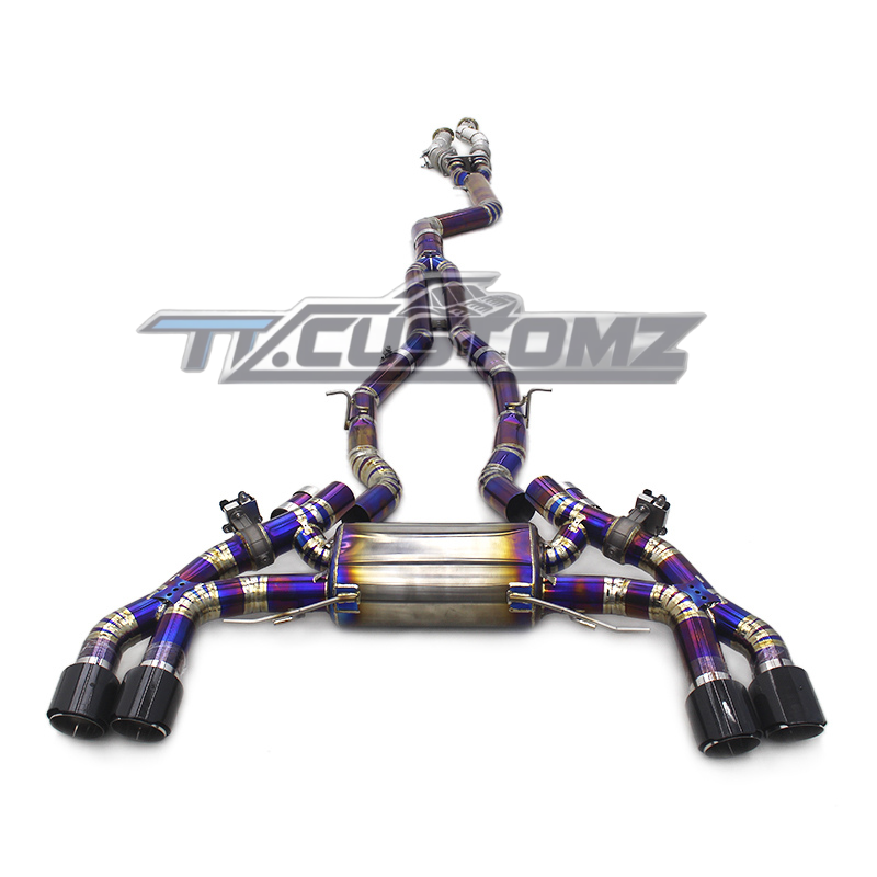 BMW X3M CAT-BACK EXHAUST SYSTEM (VALVETRONIC) TITANIUM / STAINLESS STEEL