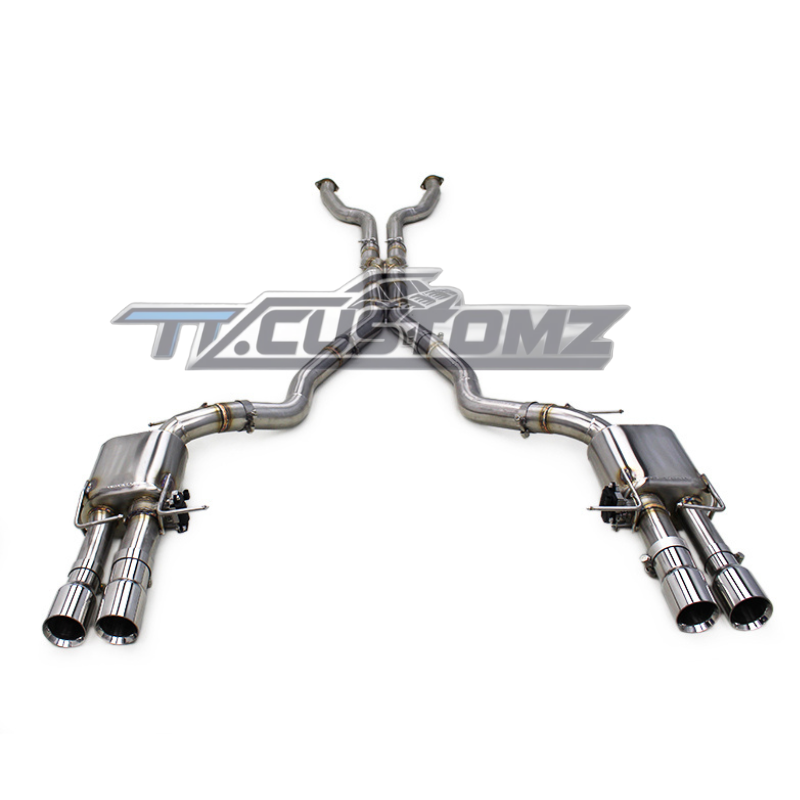 BMW M5/M6 E60 CAT-BACK EXHAUST SYSTEM (VALVETRONIC) TITANIUM / STAINLESS STEEL