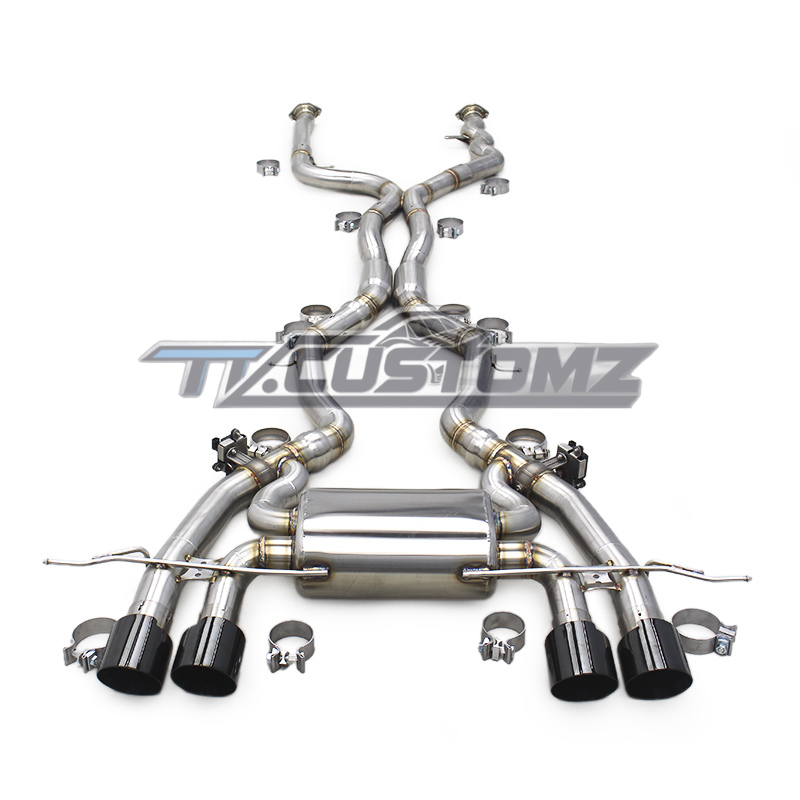BMW M2 G87 CAT-BACK EXHAUST SYSTEM (VALVETRONIC) TITANIUM / STAINLESS STEEL