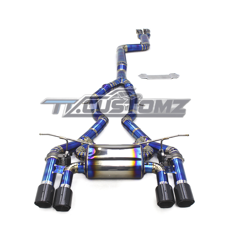 BMW M3/M4 F8X CAT-BACK EXHAUST SYSTEM (VALVETRONIC) TITANIUM / STAINLESS STEEL