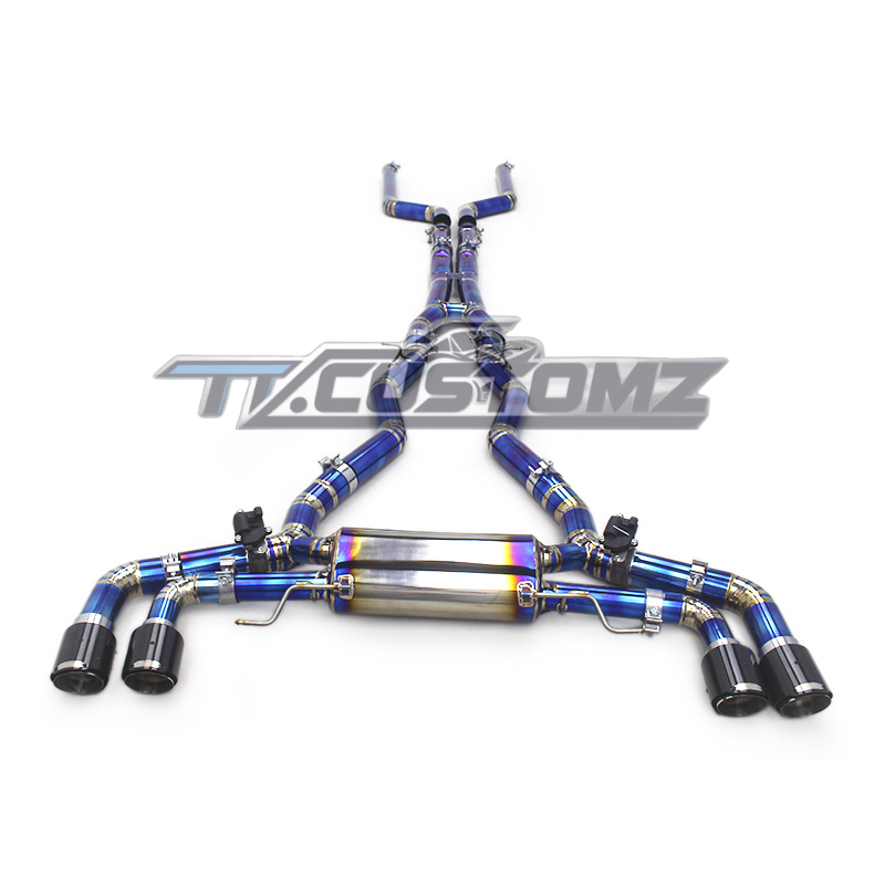 BMW M8 CAT-BACK EXHAUST SYSTEM (VALVETRONIC) TITANIUM / STAINLESS STEEL