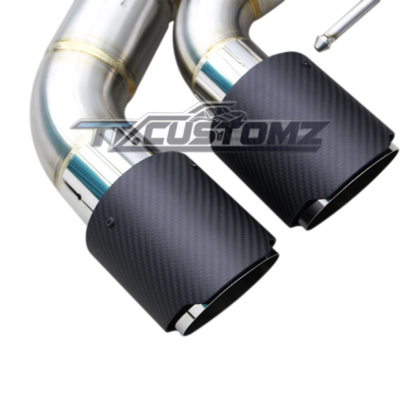 BMW M5 F90 CAT-BACK EXHAUST SYSTEM (VALVETRONIC) TITANIUM / STAINLESS STEEL