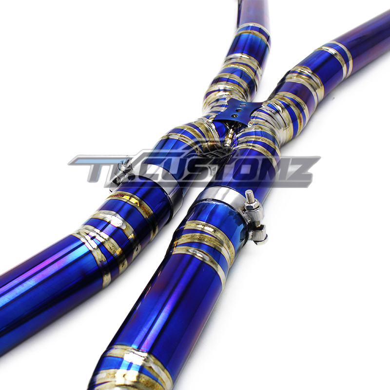 BMW X5M/X6M (F85,F86) CAT-BACK EXHAUST SYSTEM (VALVETRONIC) TITANIUM / STAINLESS STEEL