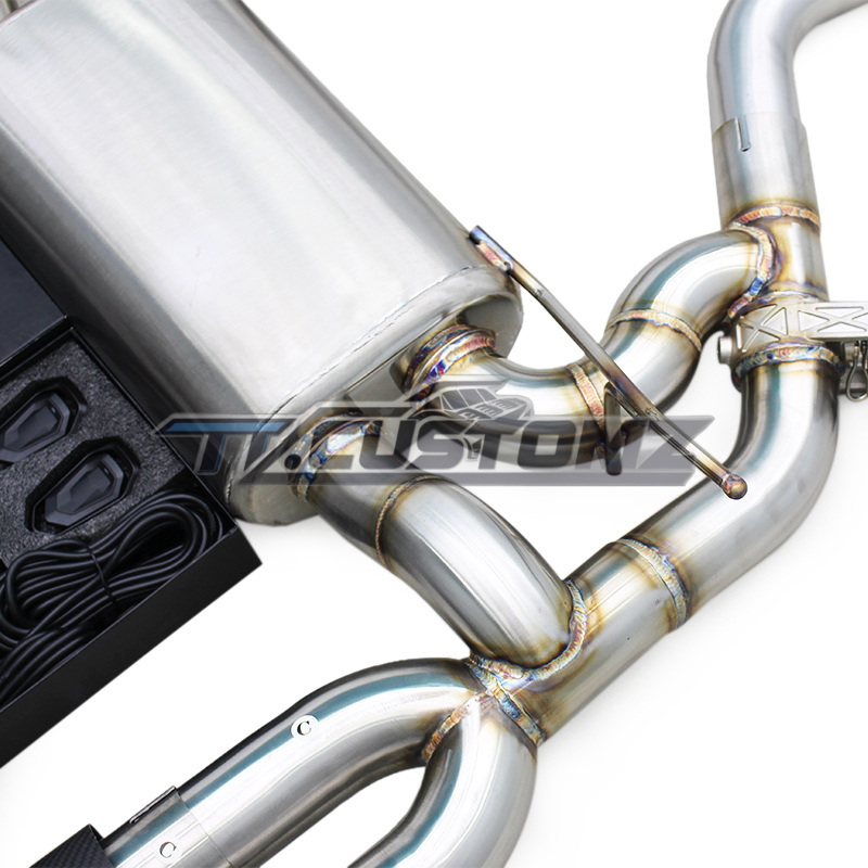 BMW M2C F87 CAT-BACK EXHAUST SYSTEM (VALVETRONIC) TITANIUM / STAINLESS STEEL