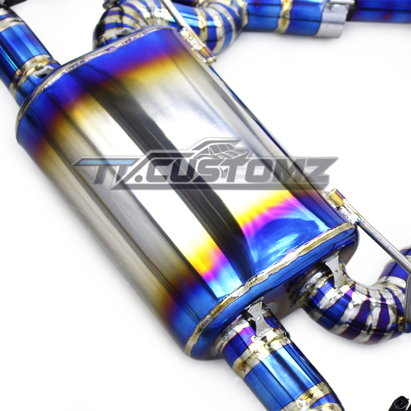 BMW M2C F87 CAT-BACK EXHAUST SYSTEM (VALVETRONIC) TITANIUM / STAINLESS STEEL