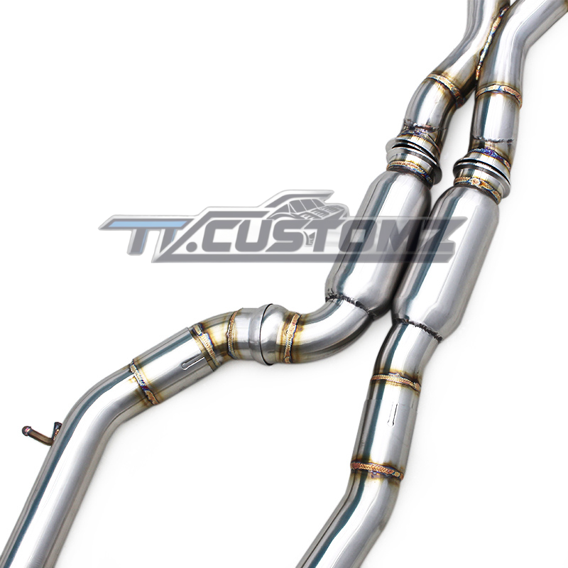 BMW M2C F87 CAT-BACK EXHAUST SYSTEM (VALVETRONIC) TITANIUM / STAINLESS STEEL