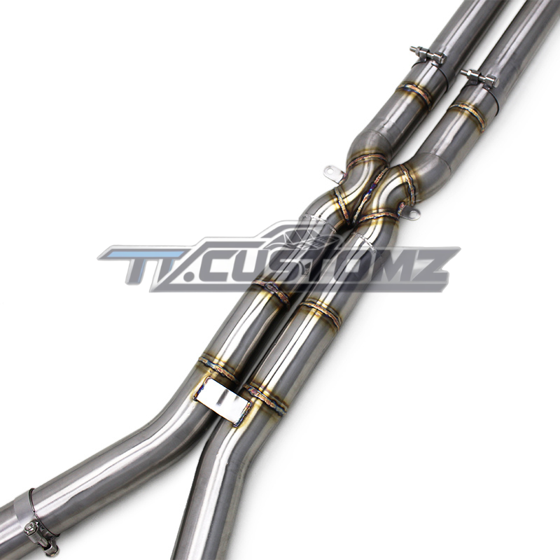 BMW M5/M6 E60 CAT-BACK EXHAUST SYSTEM (VALVETRONIC) TITANIUM / STAINLESS STEEL