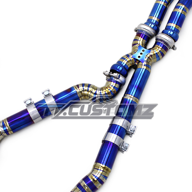 BMW M2C F87 CAT-BACK EXHAUST SYSTEM (VALVETRONIC) TITANIUM / STAINLESS STEEL