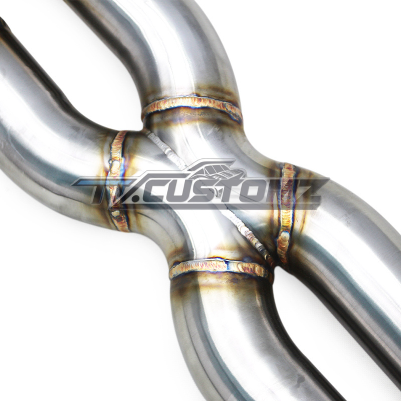 BMW X5M/X6M (F95,F96) CAT-BACK EXHAUST SYSTEM (VALVETRONIC) TITANIUM / STAINLESS STEEL