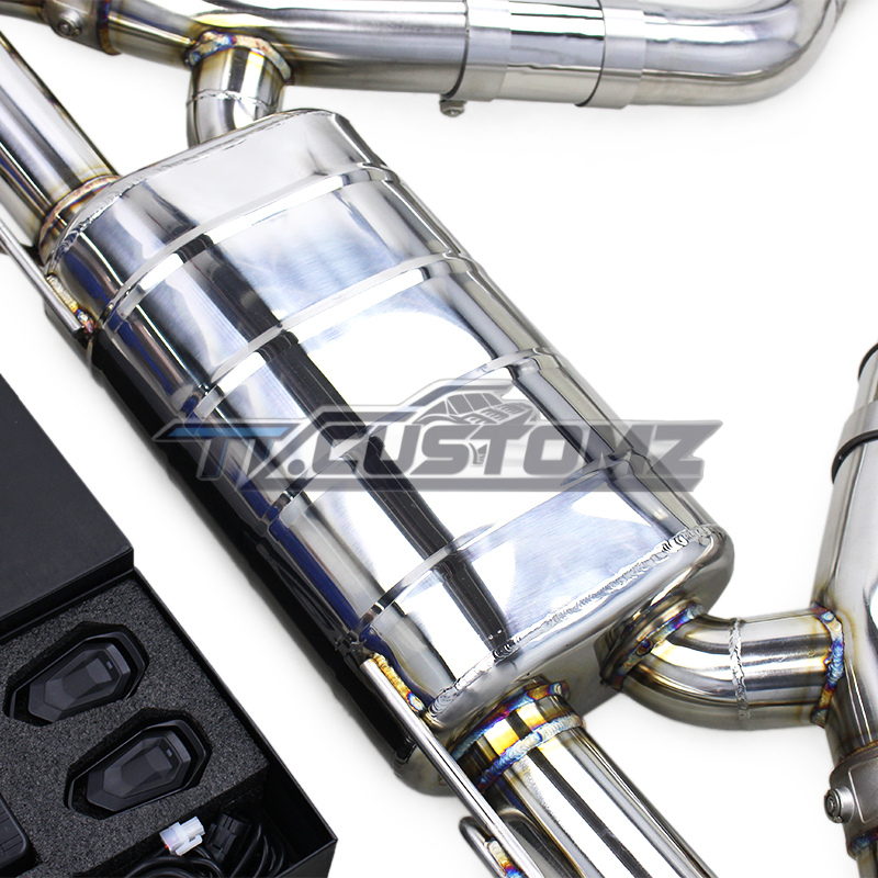BMW X3M CAT-BACK EXHAUST SYSTEM (VALVETRONIC) TITANIUM / STAINLESS STEEL