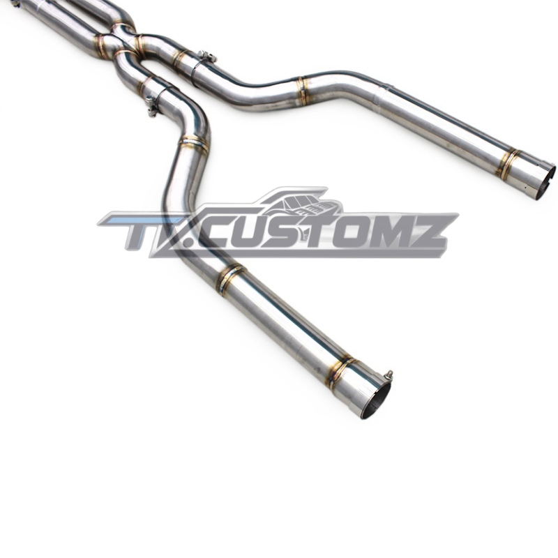 BMW X5M/X6M (F95,F96) CAT-BACK EXHAUST SYSTEM (VALVETRONIC) TITANIUM / STAINLESS STEEL