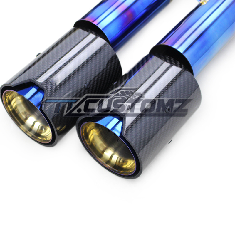 BMW M2C F87 CAT-BACK EXHAUST SYSTEM (VALVETRONIC) TITANIUM / STAINLESS STEEL