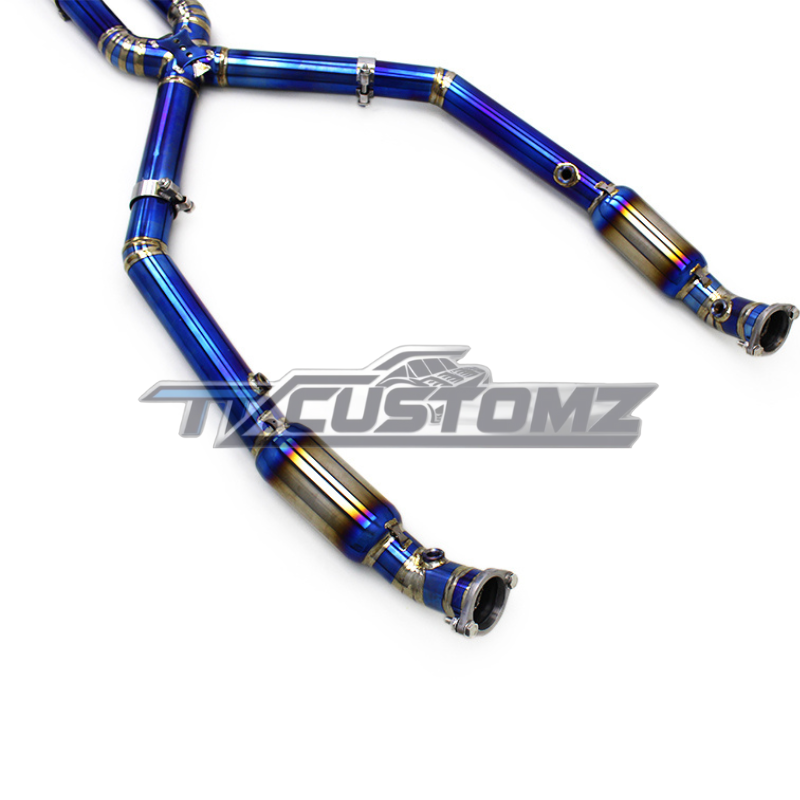 BMW M3/M4 (E90,E92, E93) CAT-BACK EXHAUST SYSTEM (VALVETRONIC) TITANIUM / STAINLESS STEEL