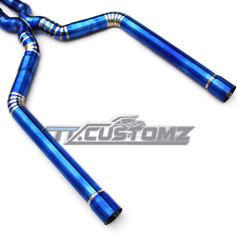 BMW M5 F90 CAT-BACK EXHAUST SYSTEM (VALVETRONIC) TITANIUM / STAINLESS STEEL