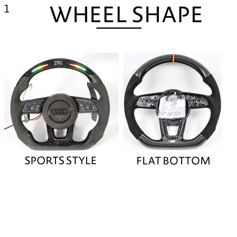 AUDI RS STYLE CUSTOMIZABLE STEERING WHEEL