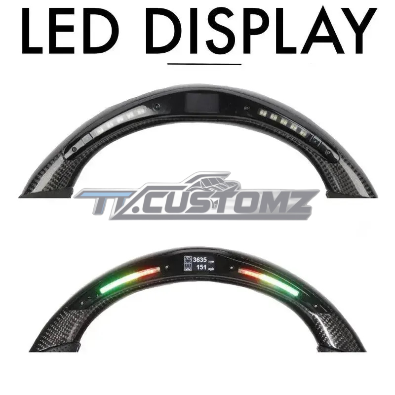 Audi R8/TT Style Customizable Steering Wheel (Fits 2010+ All Models)