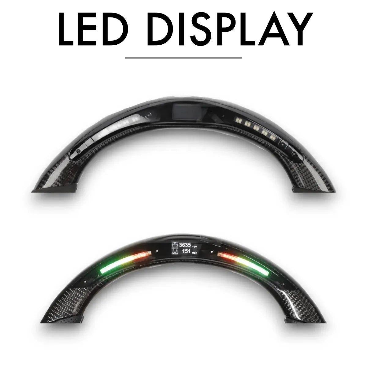 Audi R8/TT Style Customizable Steering Wheel (Fits 2010+ All Models)