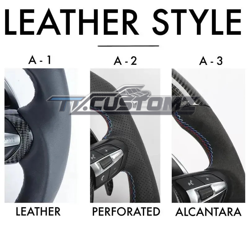 Audi R8/TT Style Customizable Steering Wheel (Fits 2010+ All Models)