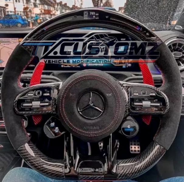MERCEDES-BENZ C63s CUSTOMISED STEERING WHEEL