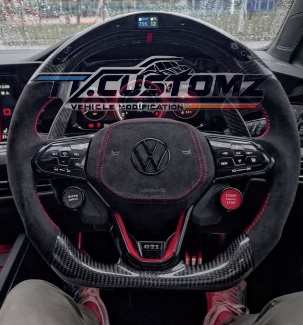 VOLKSWAGEN GOLF MK8 STYLE CUSTOMIZABLE STEERING WHEEL