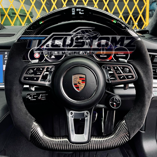 PORSCHE CUSTOMIZABLE STEERING WHEEL