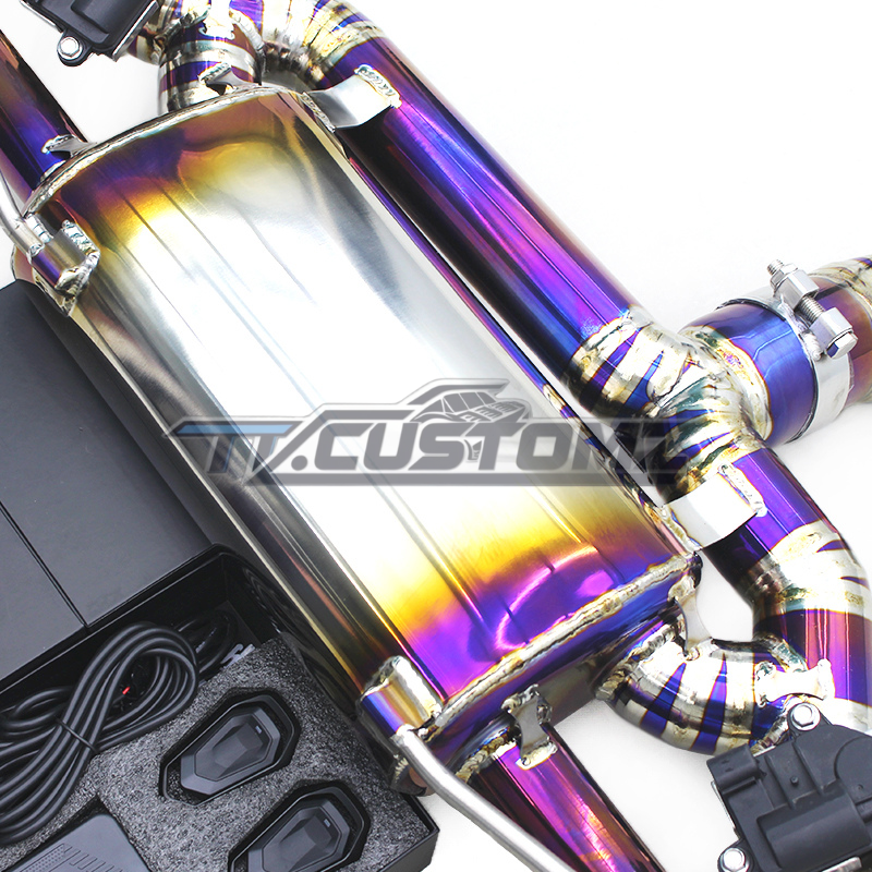 Mercedes A45/ A45S W177 CAT-BACK EXHAUST SYSTEM (VALVETRONIC) TITANIUM / STAINLESS STEEL