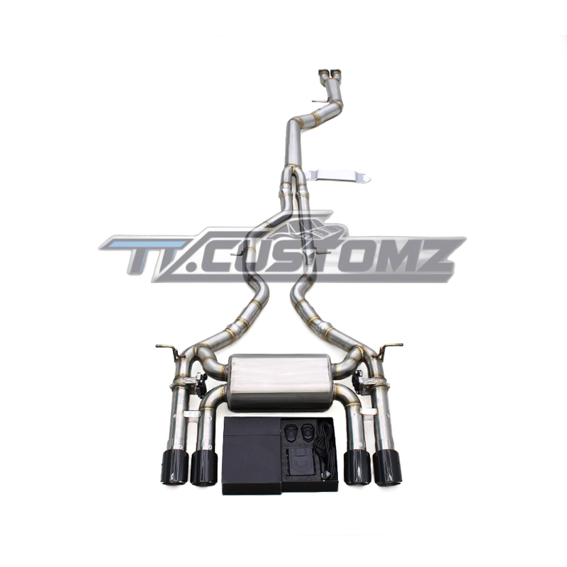 BMW M3/M4 F8X CAT-BACK EXHAUST SYSTEM (VALVETRONIC) TITANIUM / STAINLESS STEEL