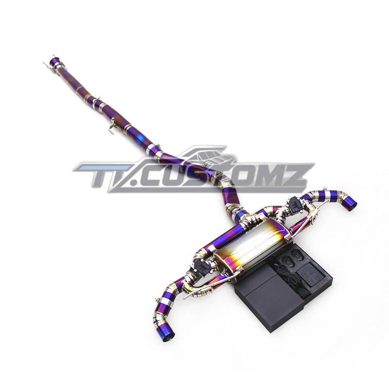 Mercedes A45/ A45S W177 CAT-BACK EXHAUST SYSTEM (VALVETRONIC) TITANIUM / STAINLESS STEEL