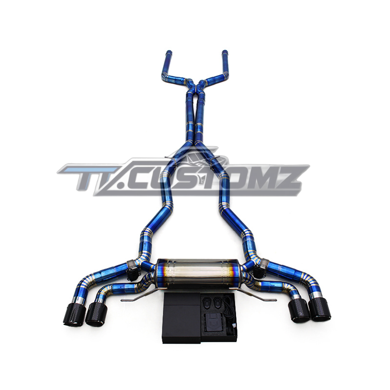 BMW M5 F90 CAT-BACK EXHAUST SYSTEM (VALVETRONIC) TITANIUM / STAINLESS STEEL