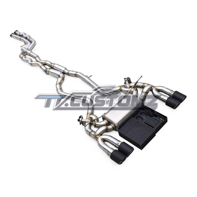 BMW M2C F87 CAT-BACK EXHAUST SYSTEM (VALVETRONIC) TITANIUM / STAINLESS STEEL