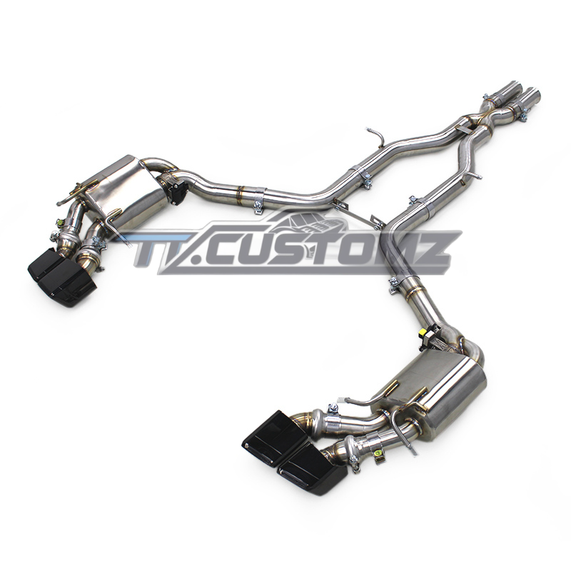 Mercedes C63 W204 VALVETRONIC CAT-BACK EXHAUST SYSTEM STAINLESS STEEL