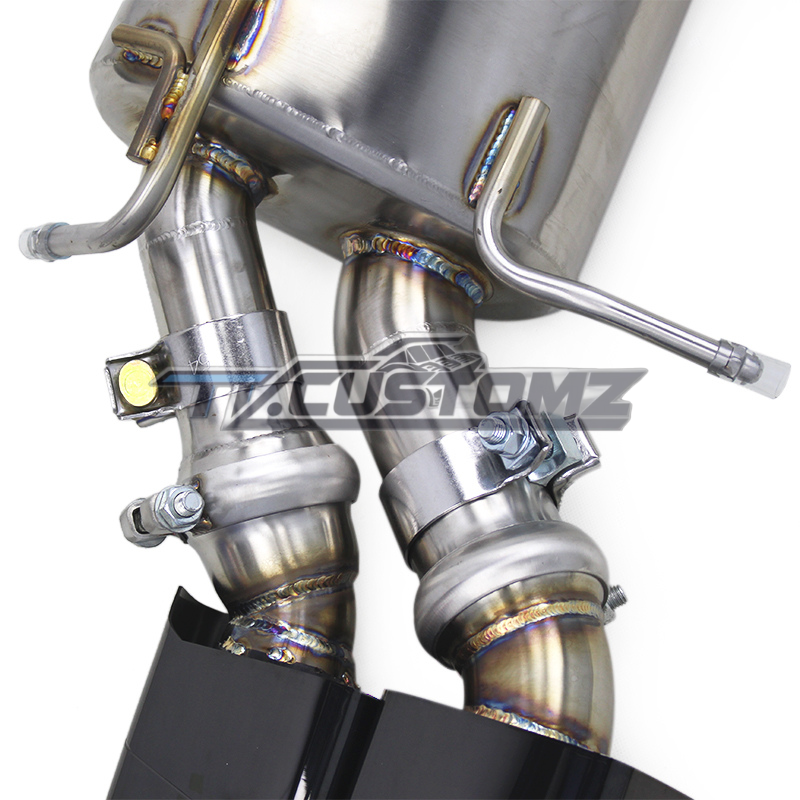Mercedes C63 W204 VALVETRONIC CAT-BACK EXHAUST SYSTEM STAINLESS STEEL