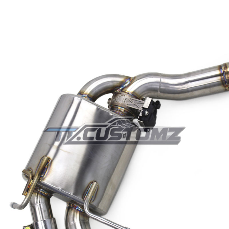 Mercedes C63 W204 VALVETRONIC CAT-BACK EXHAUST SYSTEM STAINLESS STEEL